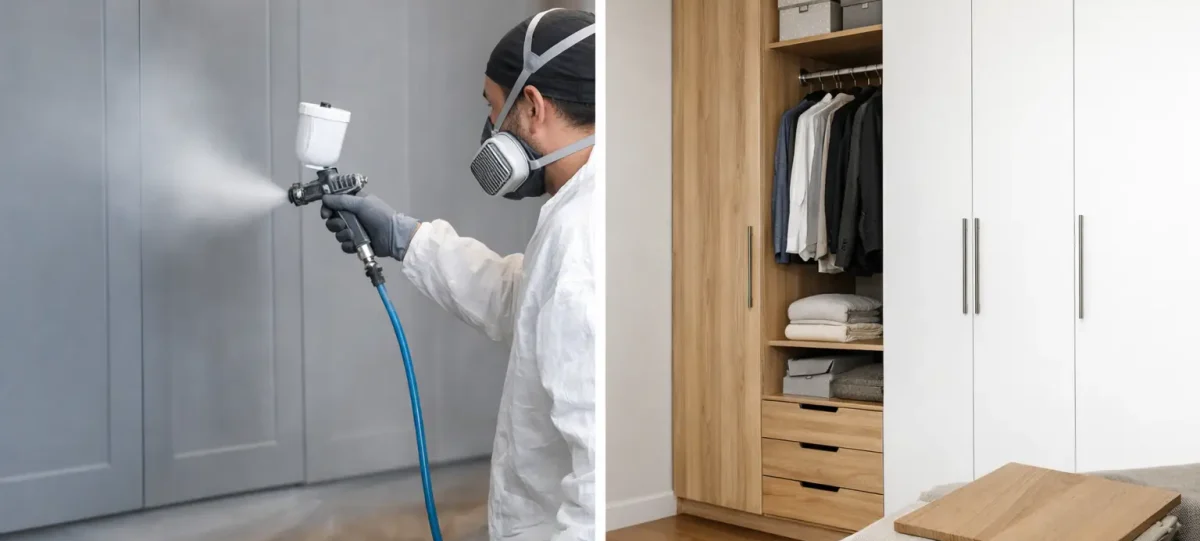 Wardrobe Respray vs New Wardrobes