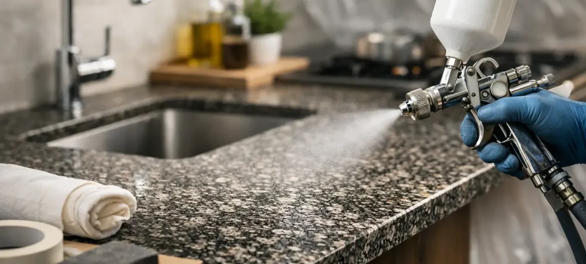 Worktop Respray Cost for Spray Granite